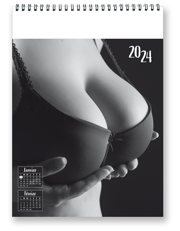 Calendrier Sexy Noir et Blanc - Agenda Offset 5